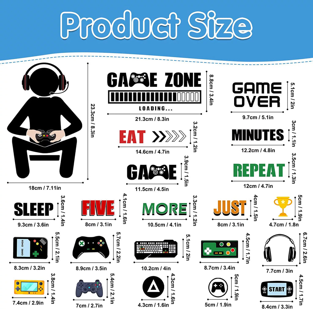 Glow in The Dark Wall Decals O750