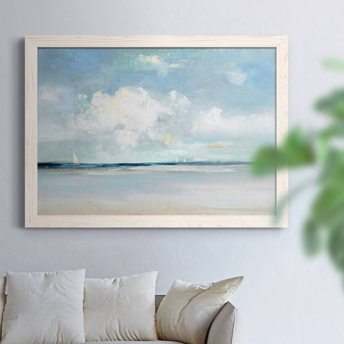 White Framed Canvas 20x24 G847