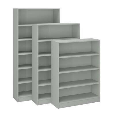 Gray 4 Shelves Bookcase B235053