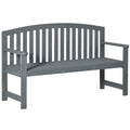 2-Person Wooden Garden Bench Patio Armchair F735