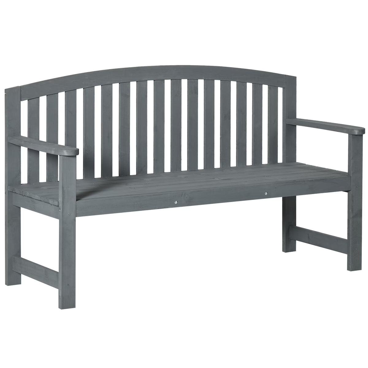 2-Person Wooden Garden Bench Patio Armchair F735