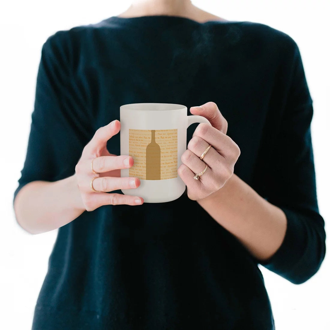 Ceramic 15oz White Mug S54234