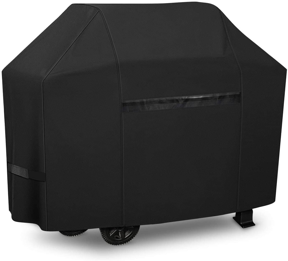 70 Inch 600D Heavy-Duty Water Proof Black Canvas BBQ Grill Cover Y969912