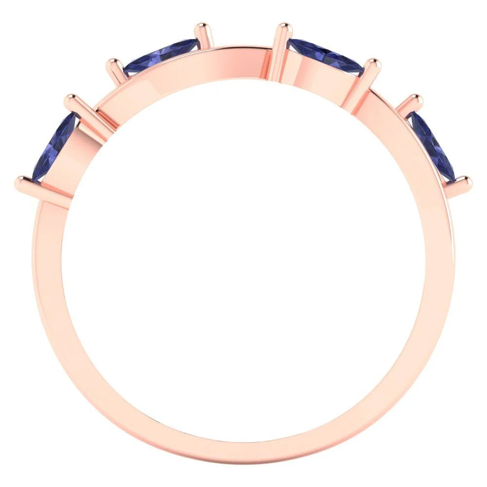 14k Rose Gold Stackable Band SZ 9.5 Z47742