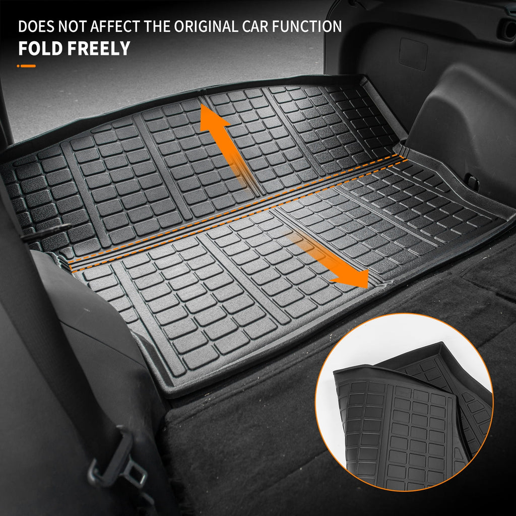 TPE Cargo Liner Trunk Floor Mats for Toyota Rav4 (Set of 4 Mats) P690