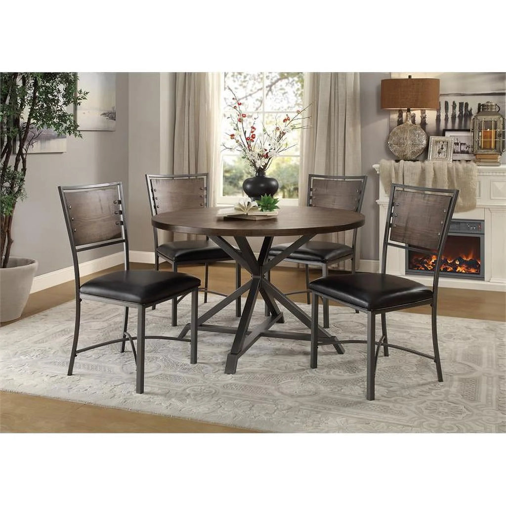 Mahogany Wood Round Dining Table J883510