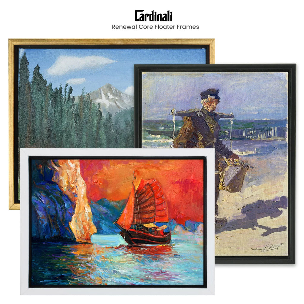 3 Pack 12x12 White Floater Frames M890667