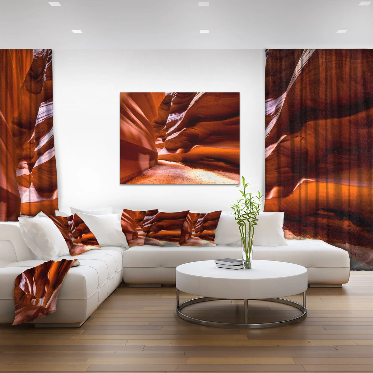 4 Piece Photographic Print on Wrapped Canvas Set H32265