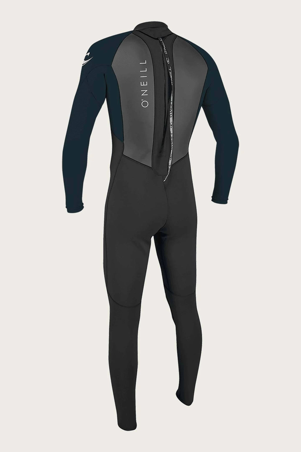 Black 3/2mm Back Zip Full Wetsuit H9806