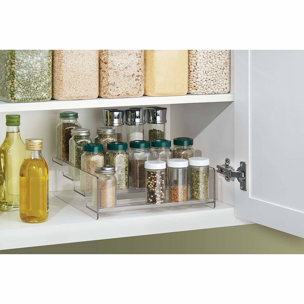 Plastic Spice Rack Caddy Kitchen Food Storage Rack H960