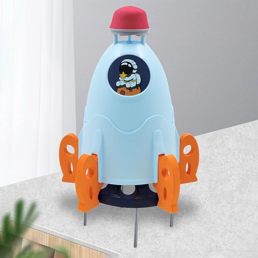 Blue Plastic Rocket Sprinkler Toy K2220